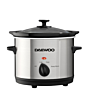 Daewoo SDA1363GE 1.5L Slow Cooker Stainless Steel