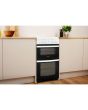 Indesit Electric freestanding double cooker: 50cm - ID5V92KMW/UK