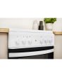 Indesit Electric freestanding double cooker: 50cm - ID5V92KMW/UK