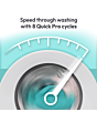 Candy Quick EY 48SB8-80 8kg 1400rpm Freestanding Washing Machine - White - A Rated