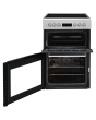 Beko KDC653S 60cm Double Oven Electric Cooker - Silver