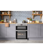 Beko KDC653S 60cm Double Oven Electric Cooker - Silver