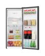 Teknix T2R128B 52cm Retro Fridge with Ice Box - Black