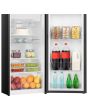 Teknix T2R128B 52cm Retro Fridge with Ice Box - Black