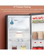 Teknix T2R128B 52cm Retro Fridge with Ice Box - Black