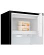 Teknix T2R128B 52cm Retro Fridge with Ice Box - Black