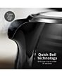 Swan SK19034BLK Wave 1.7L Textured Kettle - Black