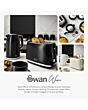Swan SK19034BLK Wave 1.7L Textured Kettle - Black