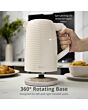 Swan SK19034CRM Wave 1.7L Textured Kettle - Cream