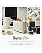 Swan SK19034CRM Wave 1.7L Textured Kettle - Cream