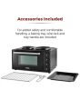 Tower T14044 32 Litre Mini Oven with Hot Plates - Black