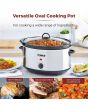 Tower T16040Y 6.5L Slow Cooker - Stainless Steel
