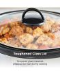 Tower T16040Y 6.5L Slow Cooker - Stainless Steel