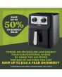 Tower T17090 Vortx 5L Manual Single Basket Air Fryer - Black