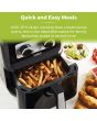 Tower T17090 Vortx 5L Manual Single Basket Air Fryer - Black