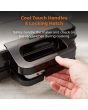 Tower T27031 900W Deep Filled Sandwich Maker - Stainless Steel