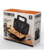 Tower T27031 900W Deep Filled Sandwich Maker - Stainless Steel