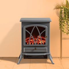 Daewoo HEA1841GE Electric Stove Heater-Grey