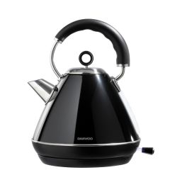 Daewoo SDA1577GE Kensington 1.7L 3KW Pyramid Kettle - Black
