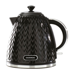 Daewoo SDA1773GE Argyle 1.7L 3KW Jug Kettle Black