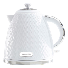 Daewoo SDA1780GE Argyle 1.7L 3KW Jug Kettle White