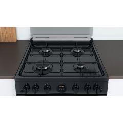 Indesit ID67G0MCB/UK Double Cooker - Black