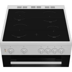Indesit IT60V9KMWUK Freestanding Double Electric Cooker - White