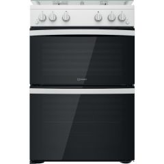 Indesit ID67G0MCW/UK Double Cooker - White