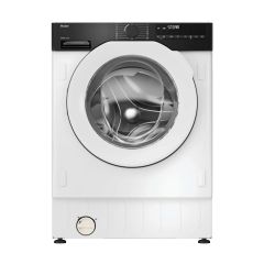Haier BHA6S69M6D9J-80 9/6kg Integrated Washing Machine with A-30% Energy Rating  - White with Black Bezel
