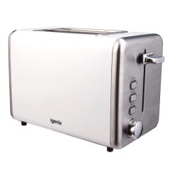 Igenix IG3000W 2 Slice Stainless Steel Toaster