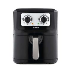 Tower T17090 Vortx 5L Manual Single Basket Air Fryer - Black