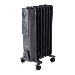 Warmlite WL43003YDT 1500W Oil Filled Radiator - Dark Titanium