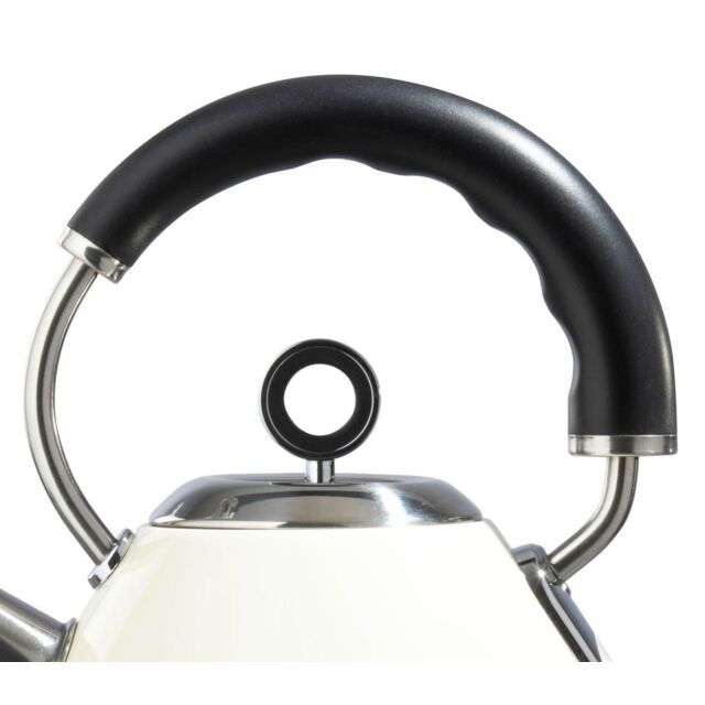 Daewoo SDA1576GE Kensington 1.7L 3KW Pyramid Kettle - Cream