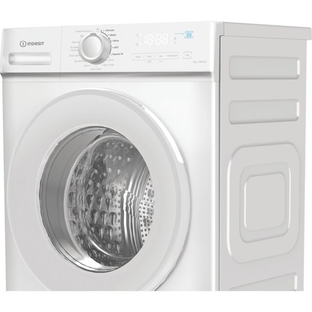 Indesit MyTime 9kg 1400rpm Washing Machine with Push&Go - White - A Rated