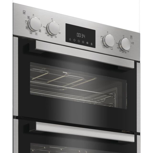 Hotpoint DIH82D1IX Built-In Electric Double Oven - Stainless Steel