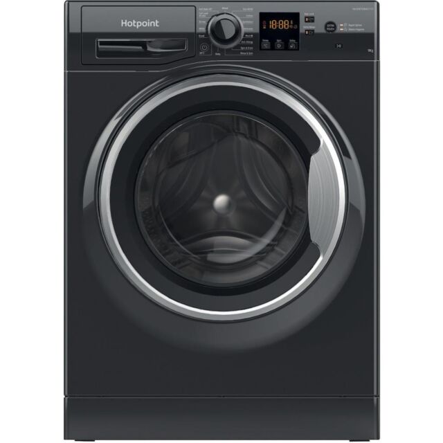 Hotpoint NSWF 946 BS UK Anti-Stain 8kg 1400rpm Washing Machine - Black