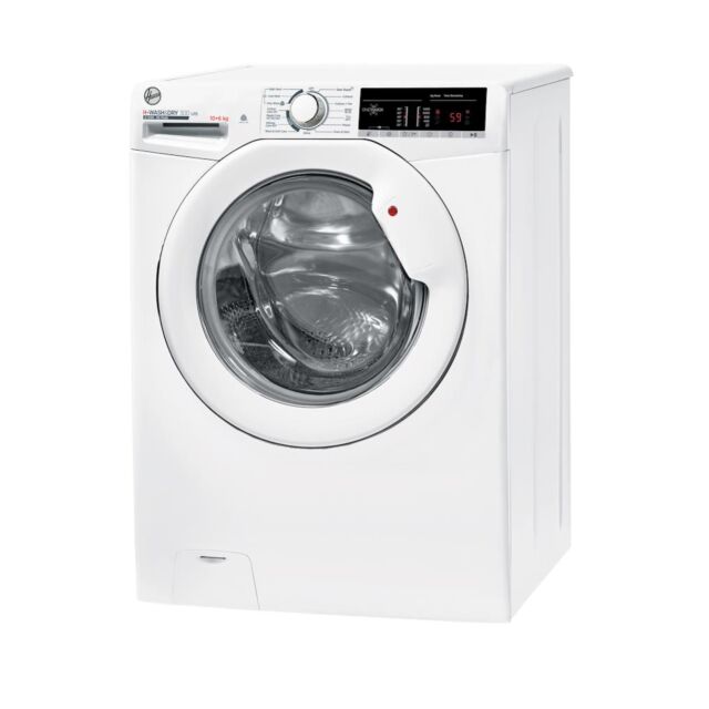 Hoover H3D 4106TE/1-80 H-Wash&Dry 300 Lite 10/6kg 1400rpm E/B Rated Freestanding Washer Dryer - White