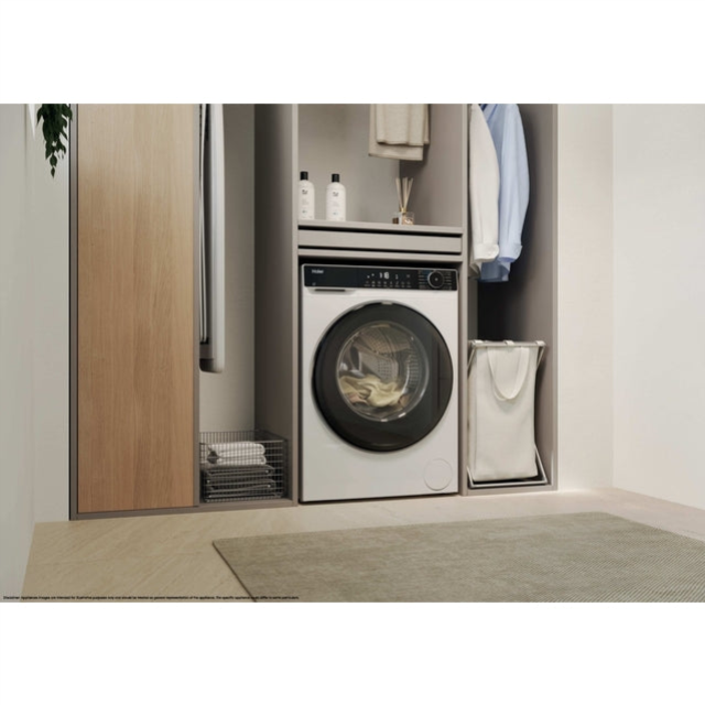 Haier HW100-BP14357UUK X Series 5 10kg Washing Machine - White - A Energy Class