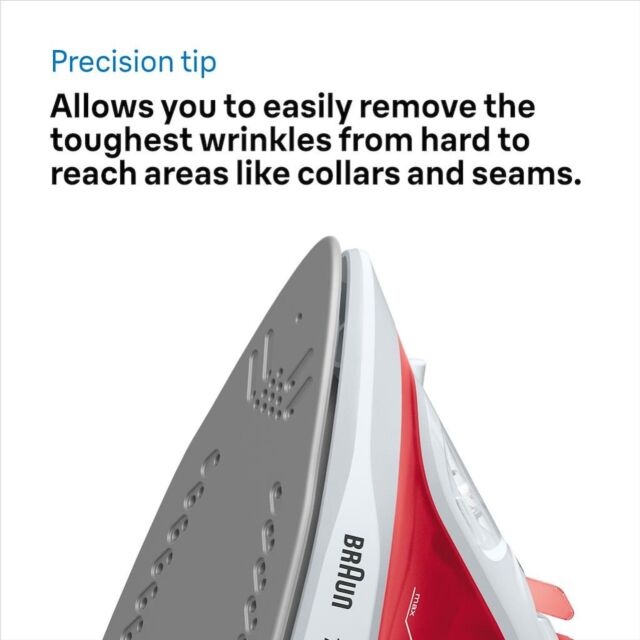 Braun SI1019RD TexStyle 1 Iron - Red