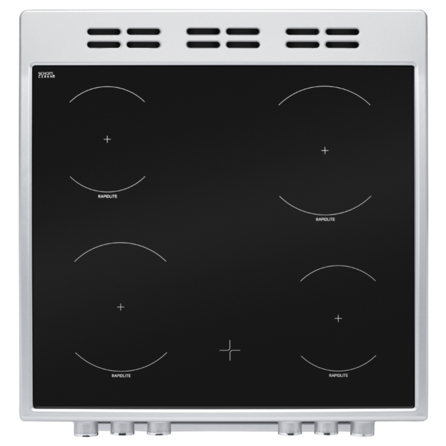 Beko KDC653S 60cm Double Oven Electric Cooker - Silver