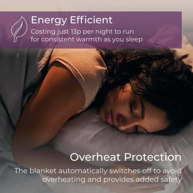 Carmen C81191 King Fitted Electric Blanket