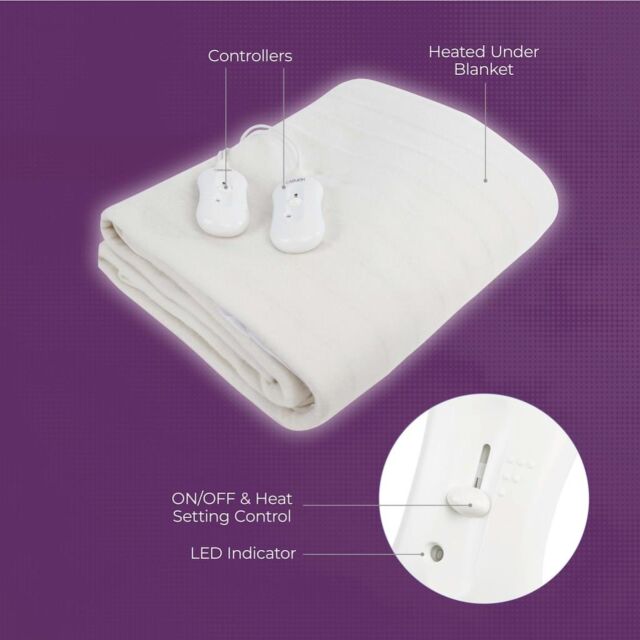 Carmen C81191 King Fitted Electric Blanket