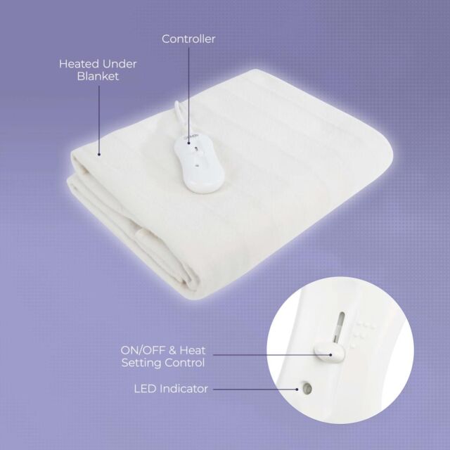 Carmen C81193 Double Heated Under Blanket