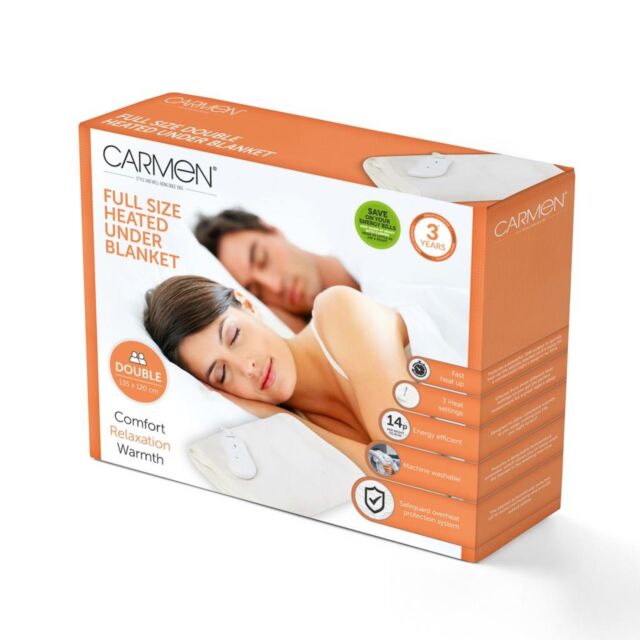 Carmen C81196 Full Size Double Heated Under Blanket