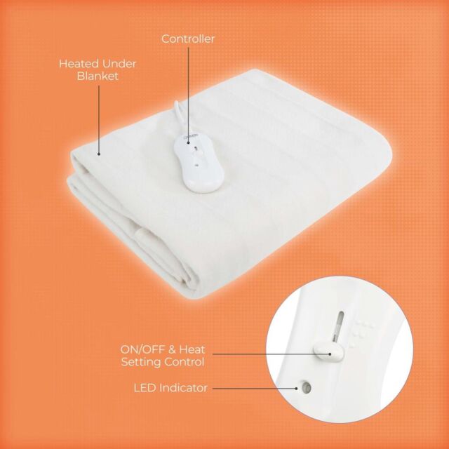 Carmen C81196 Full Size Double Heated Under Blanket