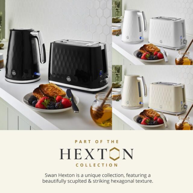 Swan SK19038CRM Hexton 1.7L Jug Kettle - Cream