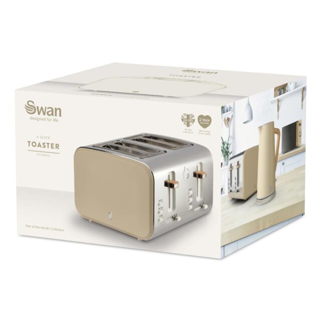 Swan ST14620OAT 4 Slice Nordic Toaster