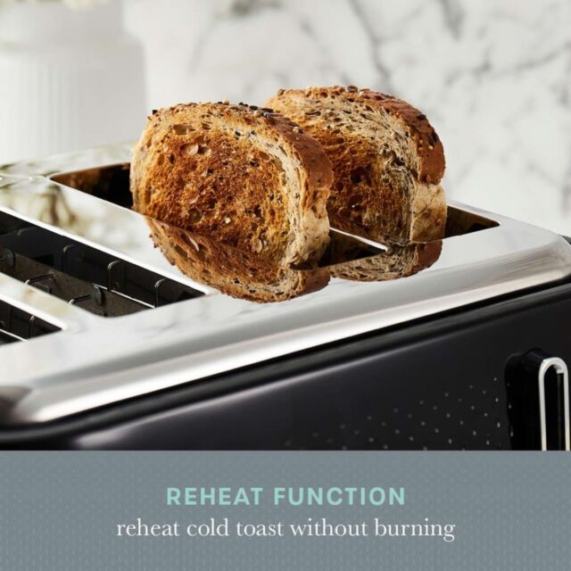 Swan ST19025BLK Elegance 4 Slice Toaster
