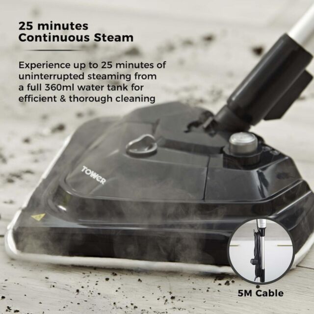 Tower T134001PL TSM12 Multifunction 12-in-1 Steam Mop