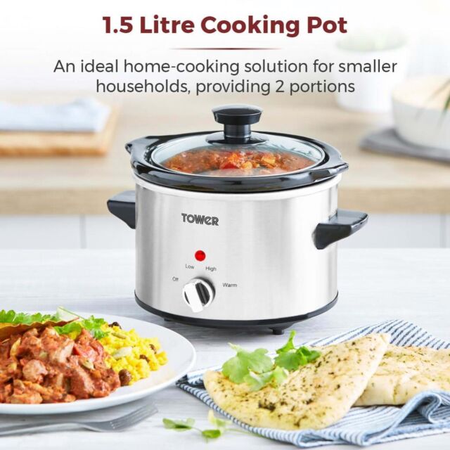 Tower T16020 1.5 Litre Slow Cooker